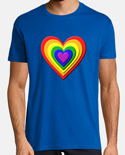 Corazón LGBTI 3D