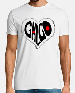 CorazónNegro-Camiseta Chico MCBlanco