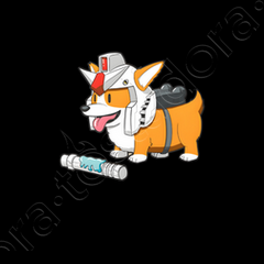 Corgi Gundam Funny Anime Dog Lover