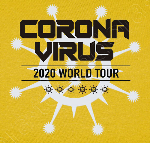 Camiseta corona virus world tour | laTostadora