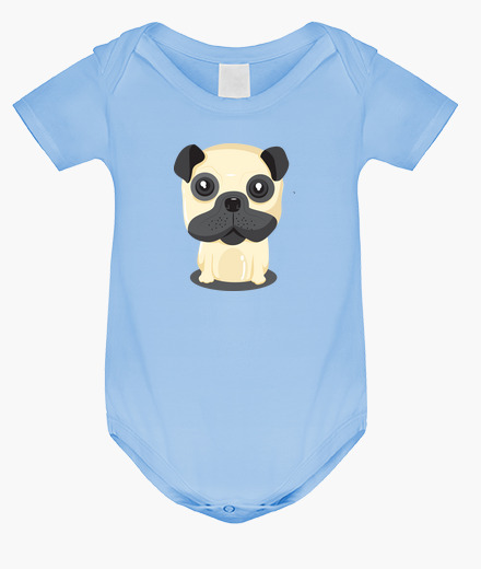 Abbigliamento Bambino Corpo Per Pug Del Cane Di Disegno Neonato Che Si Siede Tostadora It