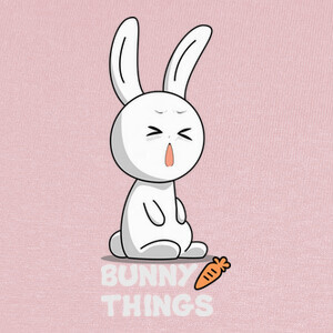 Camisetas cosas-conejo-blanco
