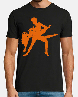 couple danseurs danse moderne orange