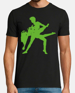 couple danseurs moderne danse vert