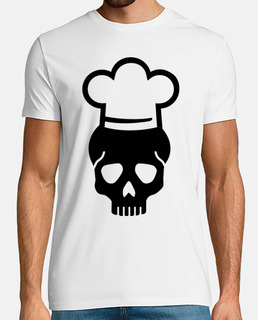 crâne chefs chapeau
