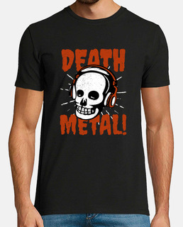 crâne en métal de la mort