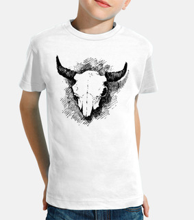 Craneo Hueso de Toro Buey Negro