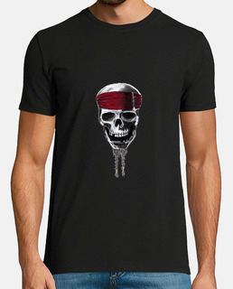 cráneo pirata - camiseta corta H