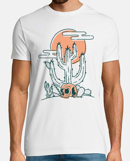 cráneo y cactus