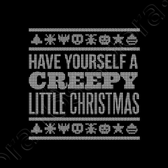 Have yourself a 2025 creepy little christmas sweater