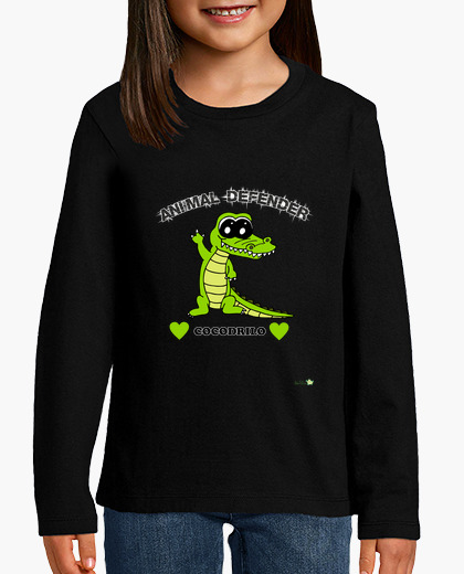 Crocodile long sleeve t-shirt shirt-...