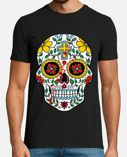 Cruz Calavera Cuadro Blood