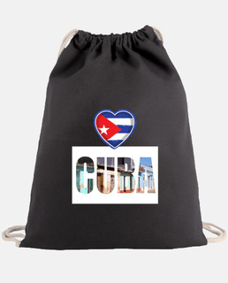 cuba backpack and its flag
