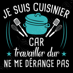 Tee-shirt cuisinier idée cadeau cuisine