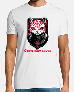 Cult cat gangster motif for cats fans
