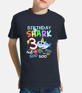 Cumpleaños de pequeño tiburón 3 años