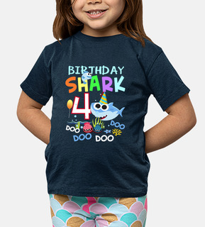 Cumpleaños de tiburón bebe 4 años