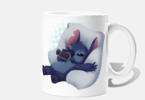 Cup sleep stitch - coffee - Lilo and stitch