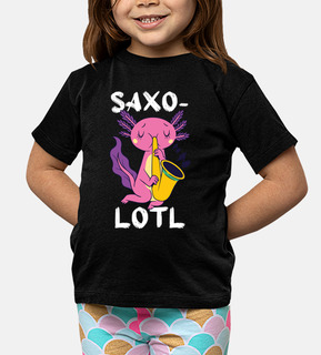 Cute Axolotl Saxophone Funny Animals