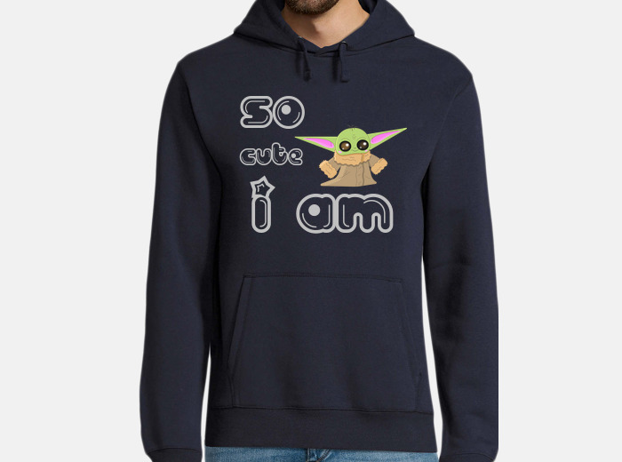 Baby yoda hoodie online men