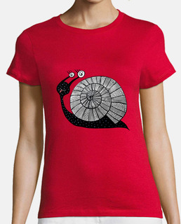 cute cartoon snail with spiral eyes