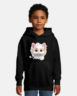 Cute Cat Torn Cloth Cracked Wall Cat Lovers Sweet Design