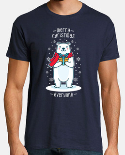 cute kawaii polar bear christmas gift