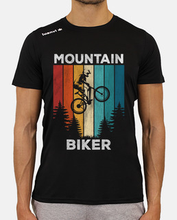 cycliste de montagne cycliste vintage