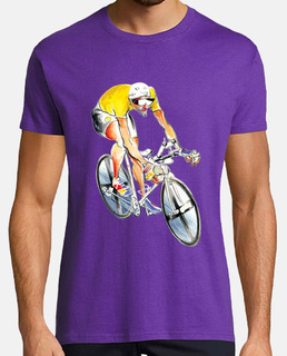 cycliste maillot jaune