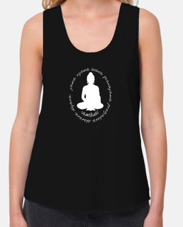 D6 Ashtanga yoga camiseta mujer tirantes negra