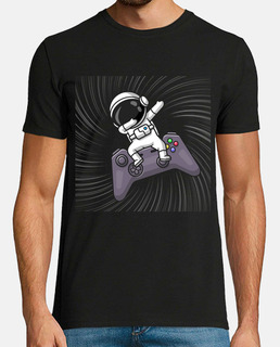 dab astronauta sentado gamepad