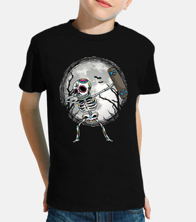 dabbing sugar skull skeleton with