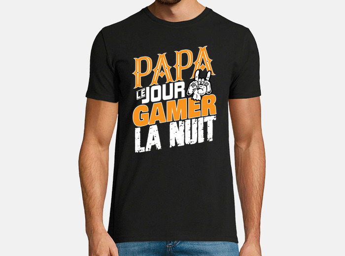 Daddy day gamer night geek gift t shirt tostadora