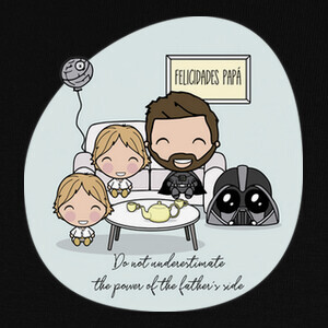 Playeras Darth Vader barba y Lukes
