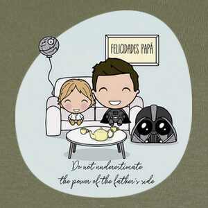 Playeras Darth vader y luke