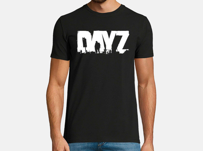  De los hombres Dayz pintado logotipo Juego Requisitos  Camisetas, S, negro, S, negro, multicolor : Ropa, Zapatos y Joyería