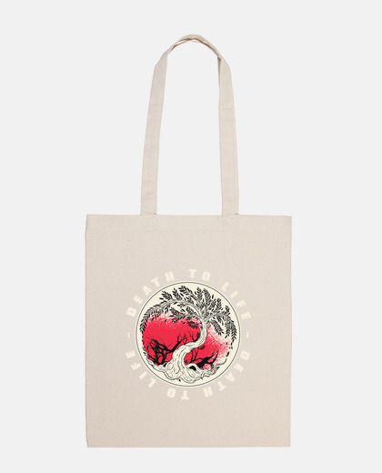 death to life tote bag