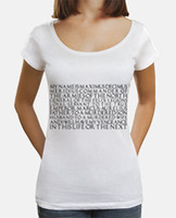 Deep collar women T-Shirt & Loose Fit