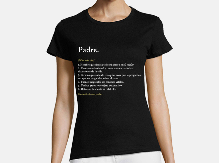 Camiseta definición de padre en blanco | laTostadora