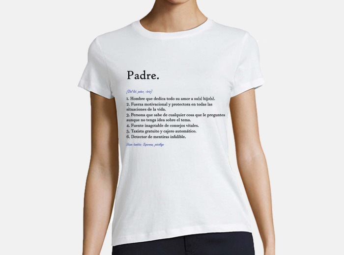 Camiseta definición de padre en negro | laTostadora