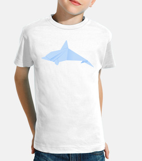 delfino blu. applicalo su diversi colori di t-shirt per bambini