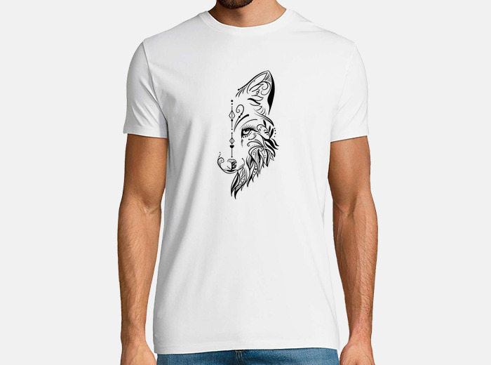 T shirt discount tete de loup