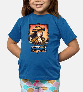 design della maglietta da cowgirl al co