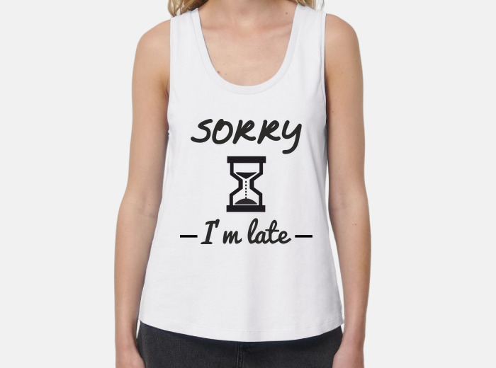 Tee Shirt Desole Je Suis En Retard Humour Citation Tostadora Fr