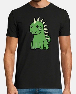 dessin animé mascotte iguane