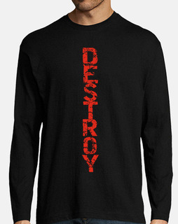 destroy in red