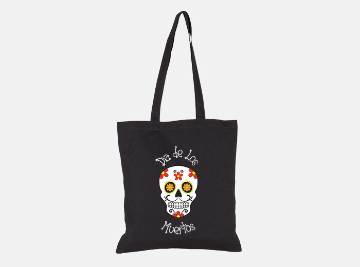 Sugar skull best sale tote bag