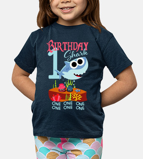 Día del niño cumpleaños baby shark 1 año