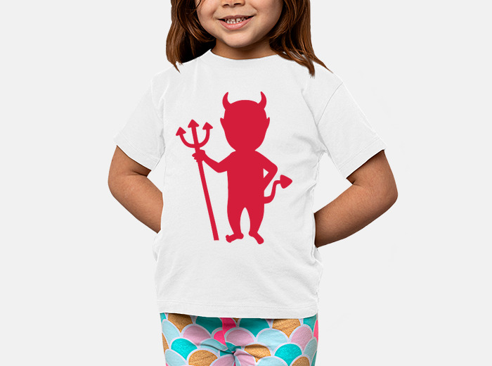 Tee shirt enfant diable rouge tostadora