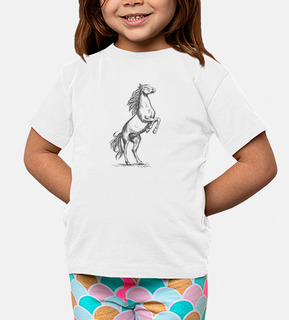 dibujo caballo prancing pony camiseta m